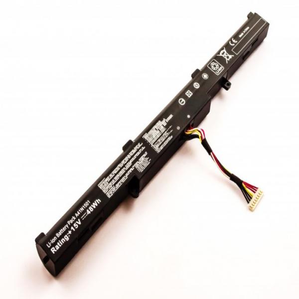 Akku für Asus GL752JW, GL752V, N552, N552V, N552VW, N552VX, N752, N752V, wie A41N1501, L41LK2H