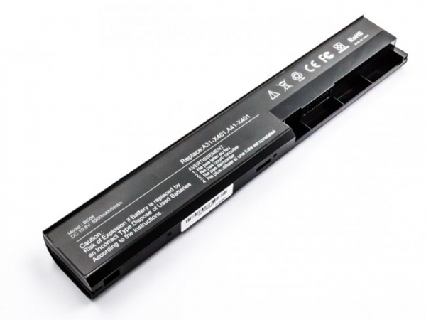 Akku für Asus F301, F401, F501, S301, S401, S501, X301, X401, X501, wie A31-X401, A32-X401, 5200 mAh