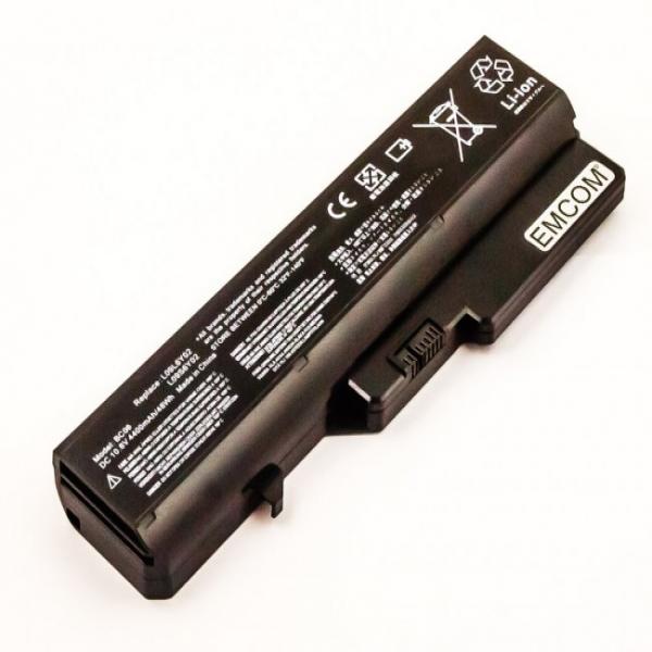 Akku für Lenovo B475, B570, E47, G475, G570, G770 V470, Z470, Z575, wie 121001056, 4400 mAh, 10.8V