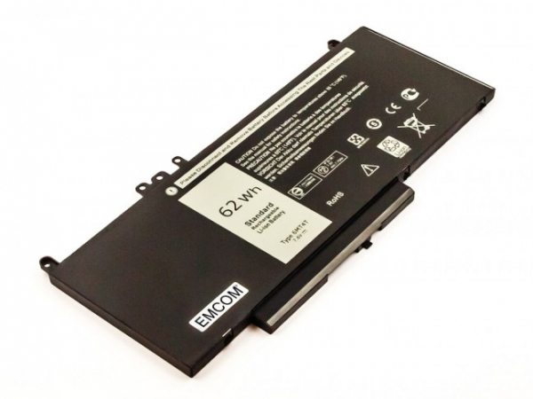 Akku für Dell Latitude 15, E5250, E5470, E5570, wie 07V69Y, 6MT4T, 79VRK, TXF9M, 6MT4T, 8155 mAh