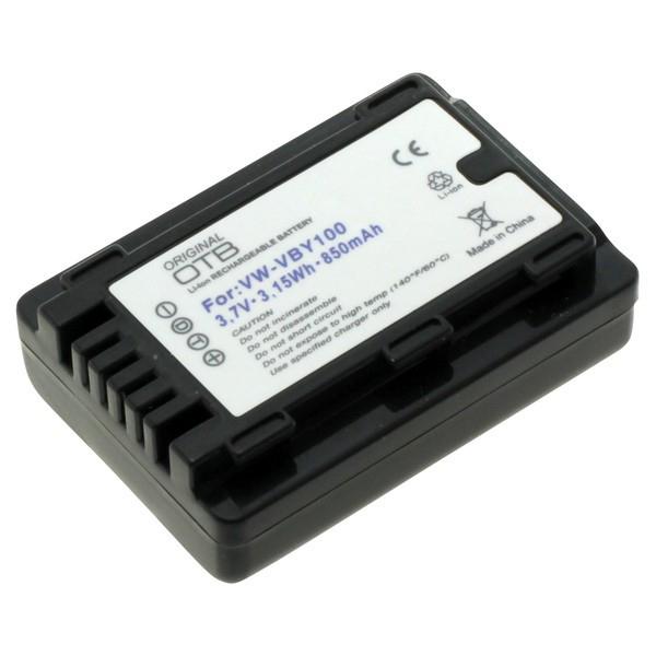 Akku wie Panasonic VW-VBY100 für HC-V110, HC-V201, SDR-S50, SDR-S70, SDR-T50, SDR-T70, Li Ion