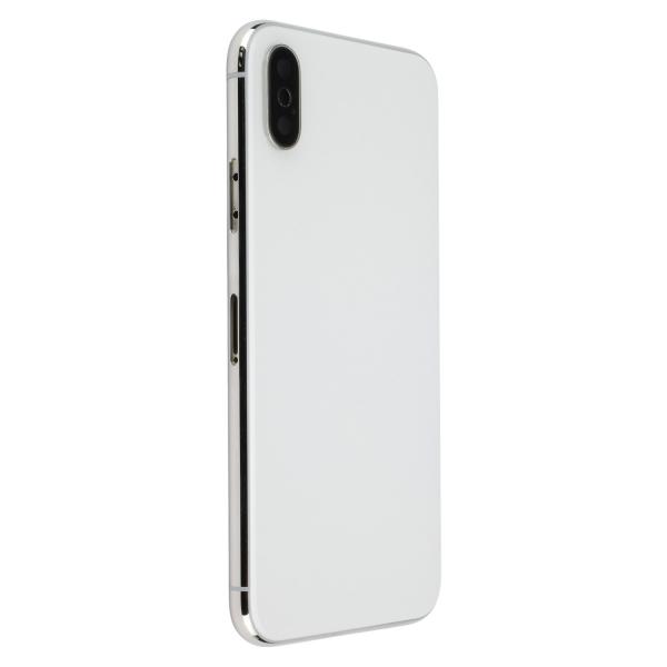 Silbernes Cover (ohne Logo) für Rückseite, passend für iPhone XR