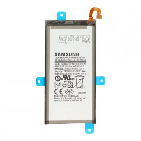 Akku Original Samsung für Galaxy A6+ A605F, Typ EB-BJ805ABE, 3500 mAh, 3.85V